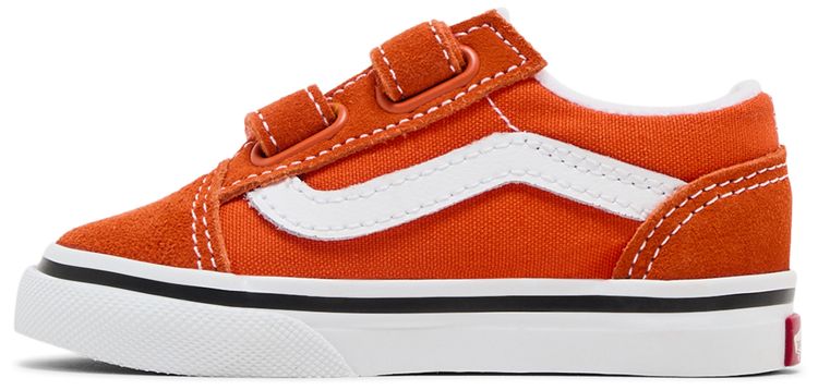 Vans Old Skool V Toddler Red Orange