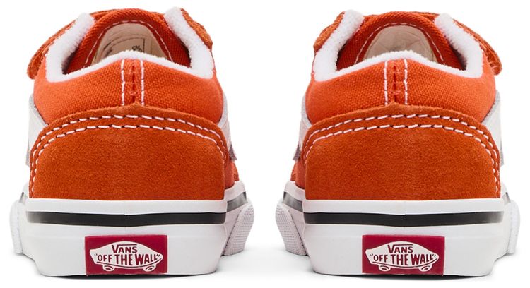 Vans Old Skool V Toddler Red Orange