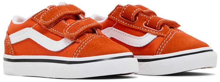 Vans Old Skool V Toddler Red Orange