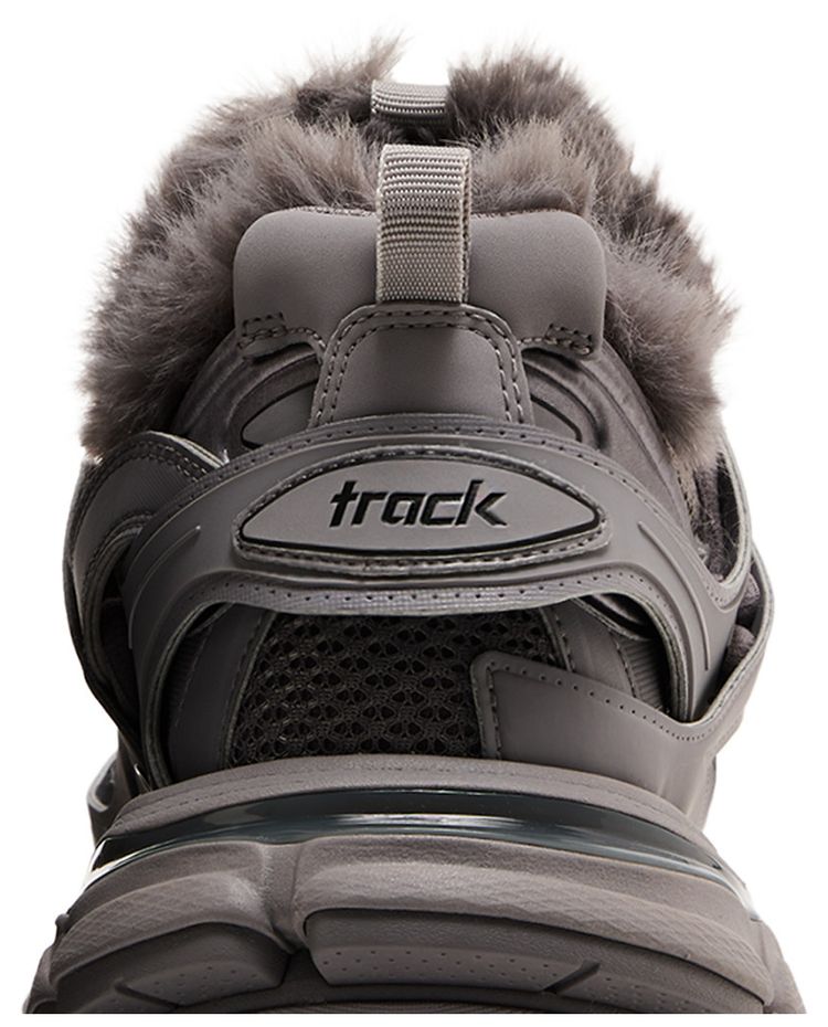 Balenciaga Track Sneaker Fake Fur   Grey
