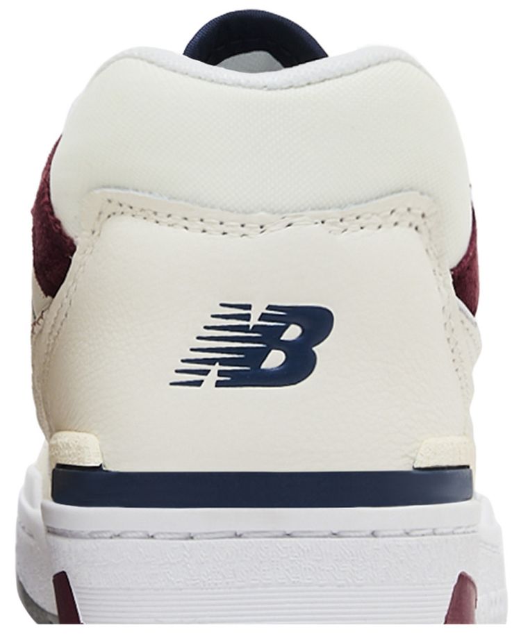 New Balance 550 Suede Toe Pack   Burgundy Navy