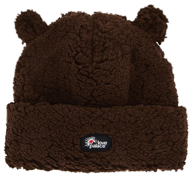 Palace Love Palace Fuzzy Ears Beanie Brown