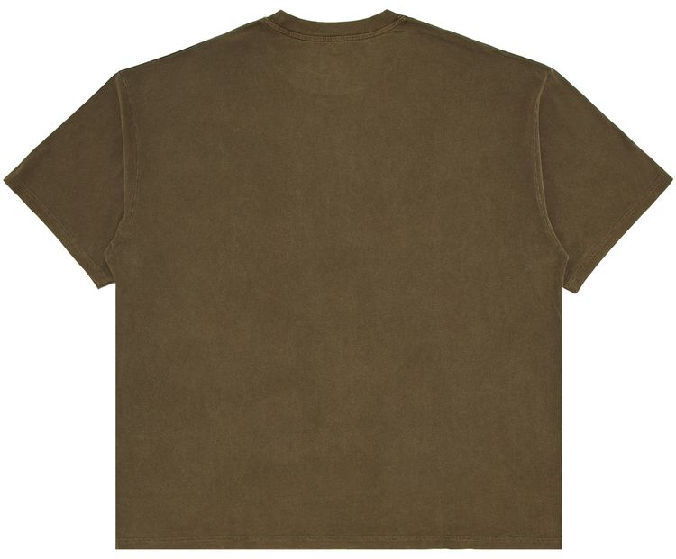 Martine Rose Short Sleeve Oversized T Shirt GreenKhaki