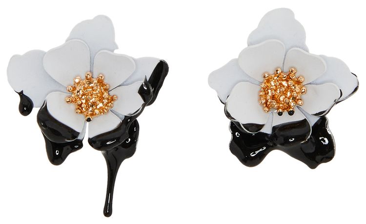 Ottolinger Daisy Earring WhiteBlack