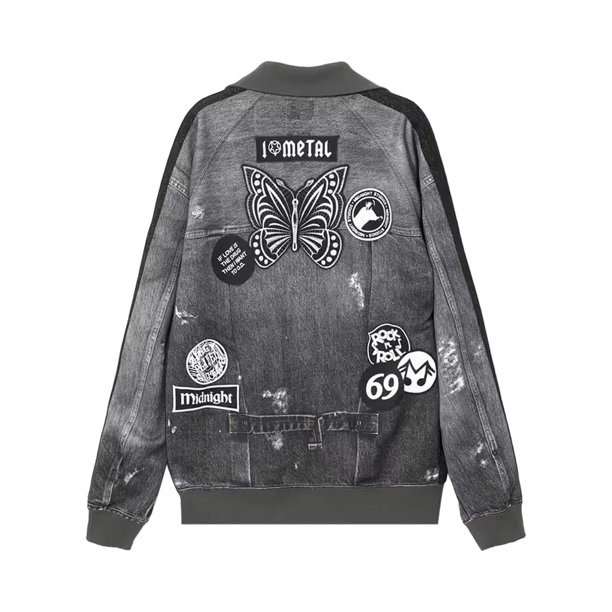 Buy Needles x Midnight Studios Track Jacket 'Black Buy Needles x Midnight Studios Track Jacket 'Black