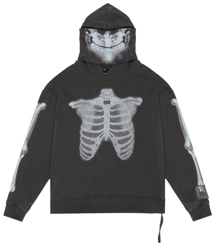 Ksubi x Trippie Redd Skeleton Biggie Hoodie Black