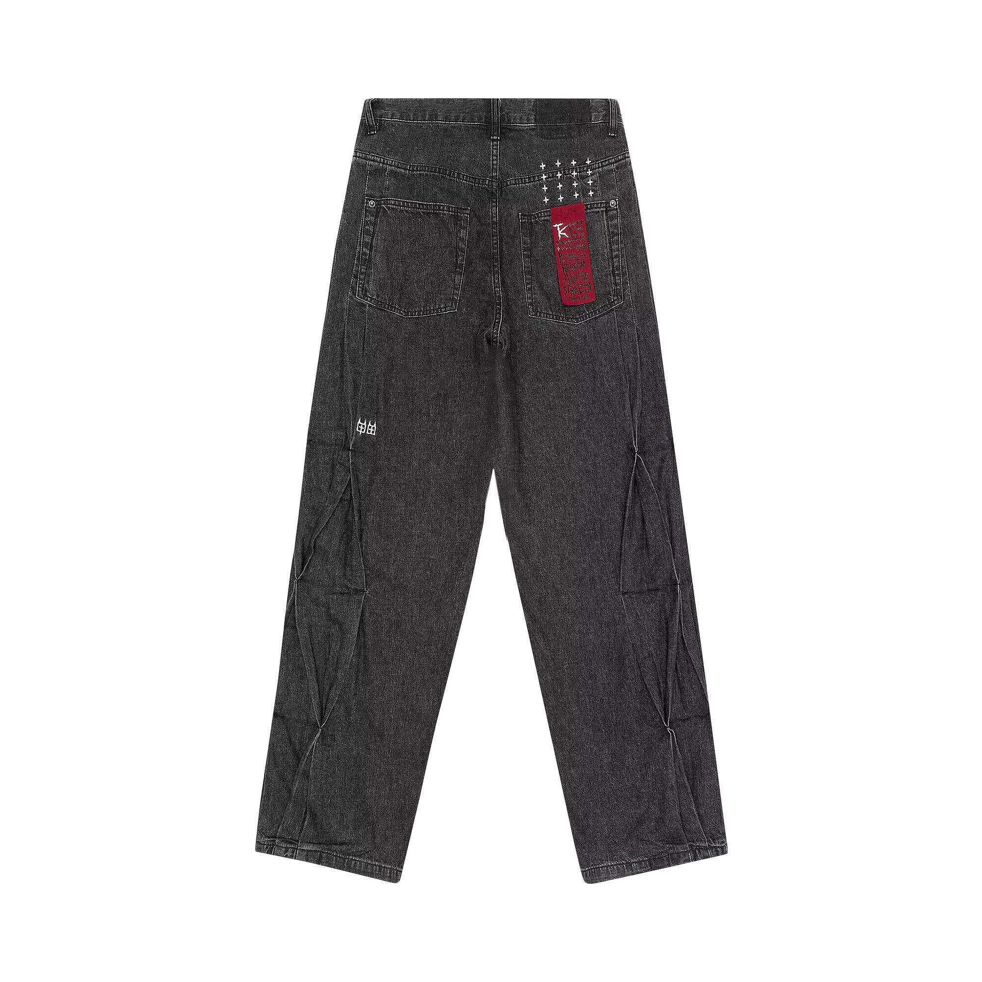Buy Ksubi x Trippie Redd Maxx Accordion Jeans 'Black