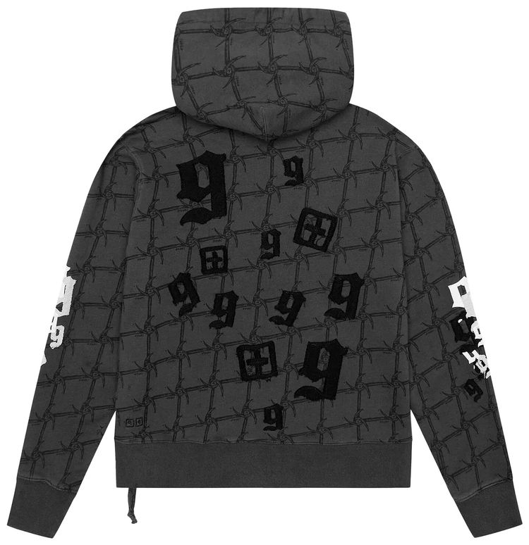 Ksubi x Juice Wrld 20 Zip The Kash Hoodie Black