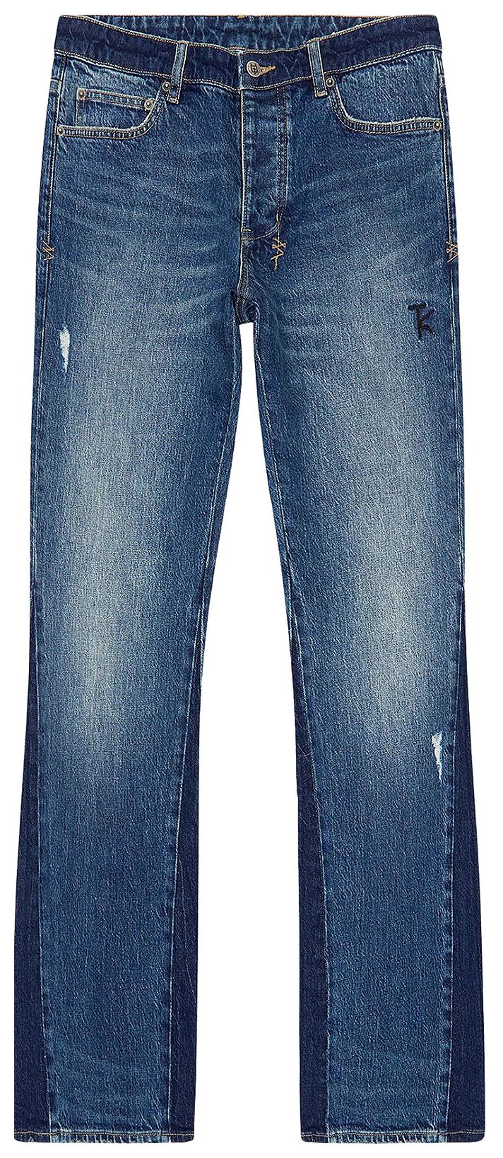 Ksubi x Trippie Redd Bronko Trip Spliced Jeans Blue