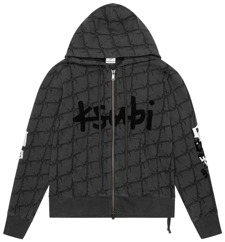 Ksubi x Juice Wrld 20 Zip The Kash Hoodie Black