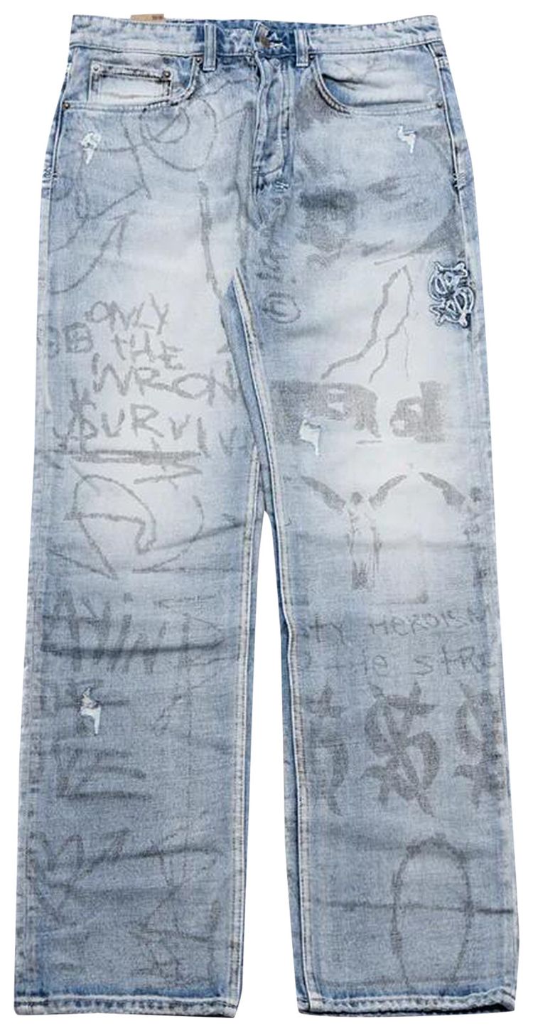 Ksubi x Trippie Redd Anti K Devils Jeans Blue