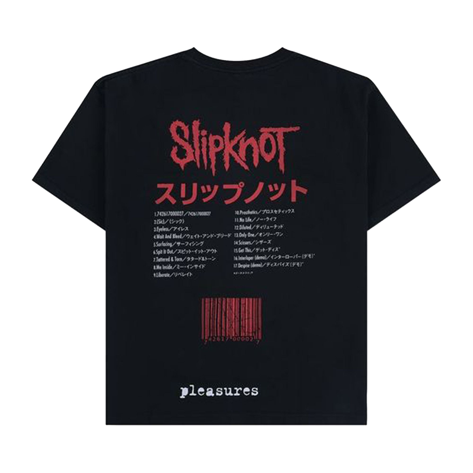 Buy Pleasures x Slipknot Self Titled Heavyweight Shirt