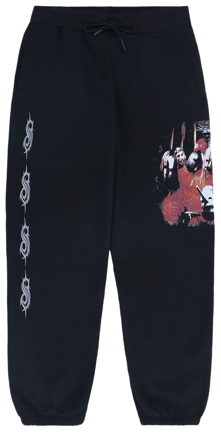 Pleasures x Slipknot Self Titled Sweatpants Black