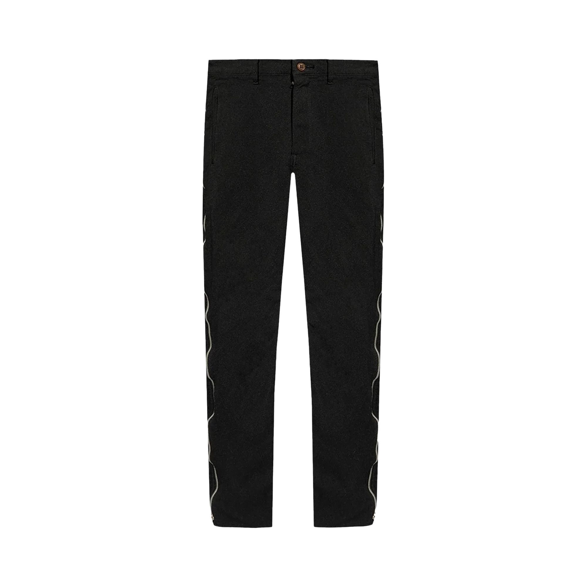 Buy Comme des Garçons Black Side Zip Trousers 'Black' - 1M P003
