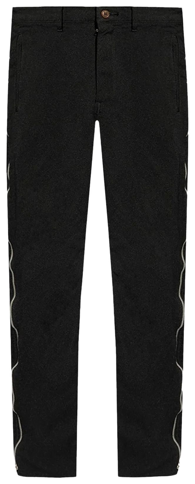 Comme des Garcons Black Side Zip Trousers Black