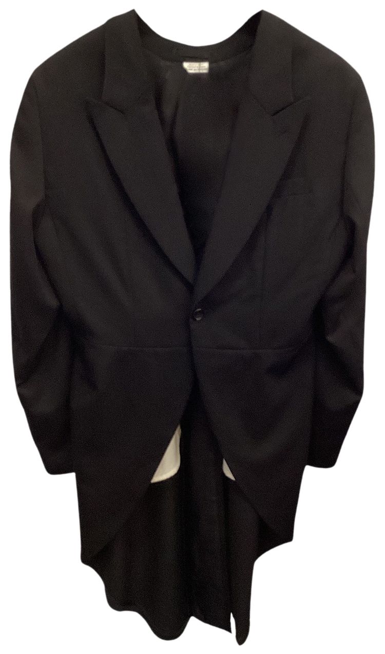 Comme des Garcons Homme Plus Reversed Blazer Dress Black