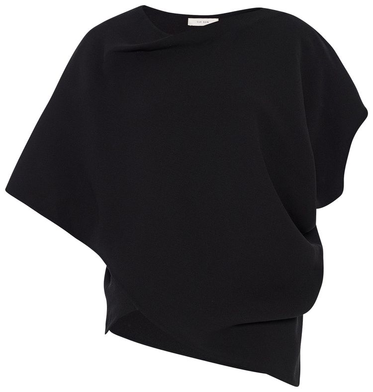 The Row Polydora Top Black