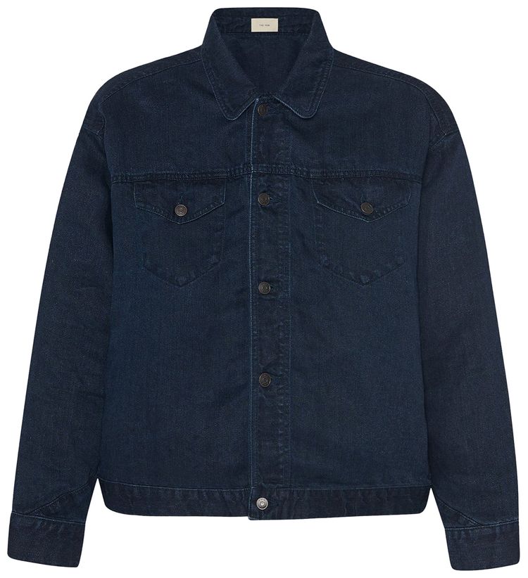 The Row Seb Jacket Dark Indigo