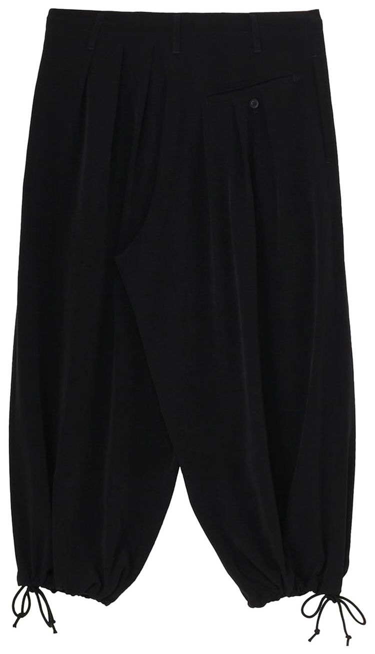 Yohji Yamamoto Pour Homme Slim Balloon Pants Balloon Black