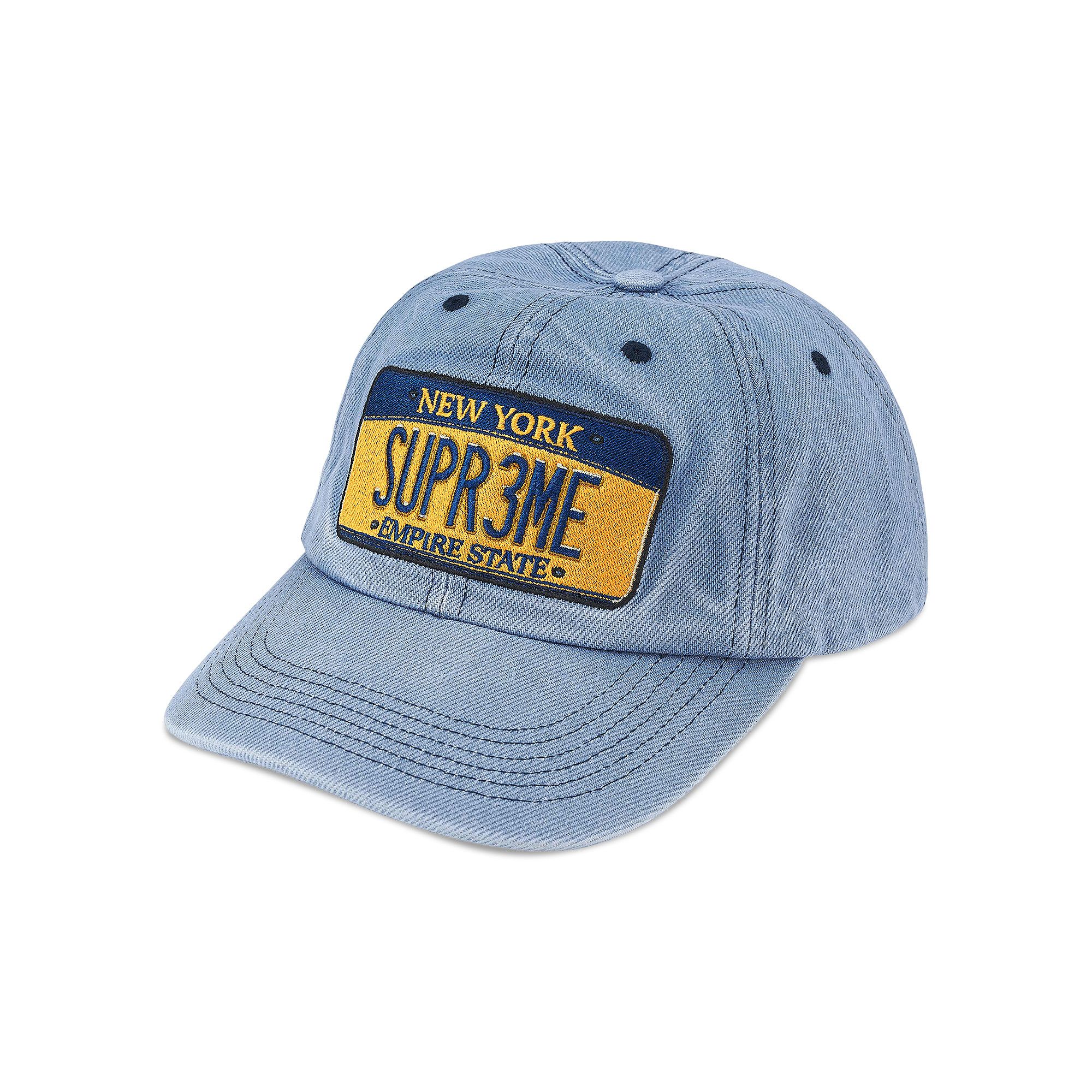 Buy Supreme License Plate 6-Panel 'Denim' - SS25H63 DENIM | GOAT MX