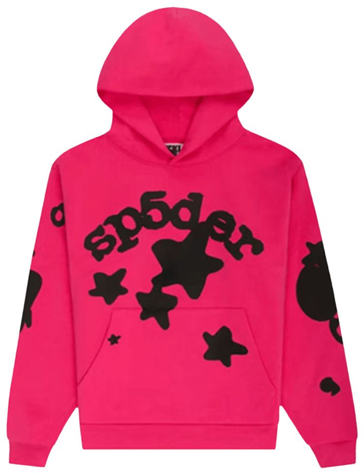 Sp5der Beluga Hoodie Pink