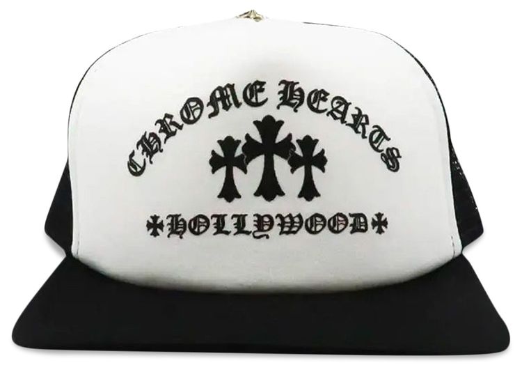 Chrome Hearts King Taco Trucker Hat BlackWhite