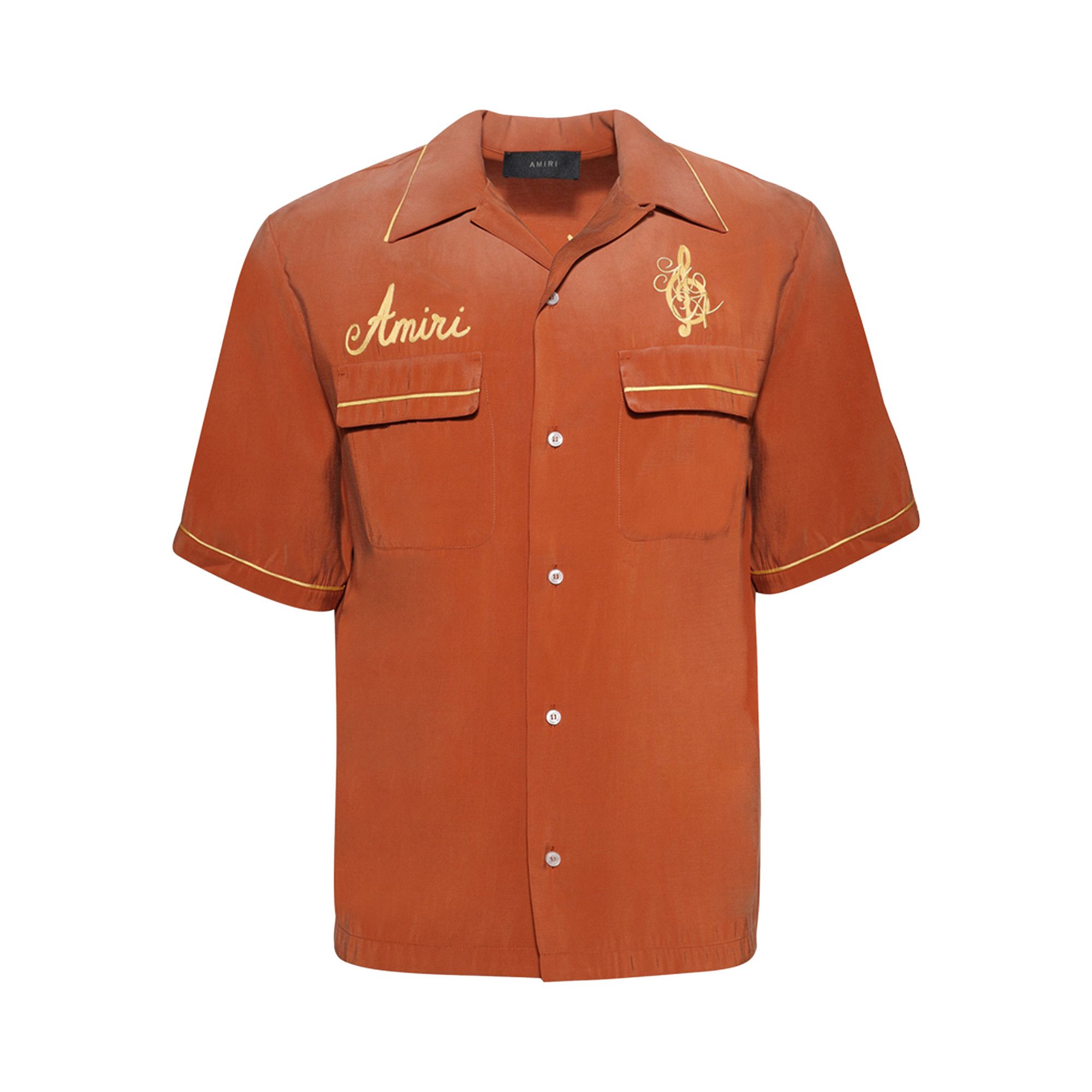 未使用 Amiri サタデーナイト キャンプ シャツ　amstca1118 Buy Amiri Saturday Night Camp Shirt 'Burnt Orange' - AMSTCA1118