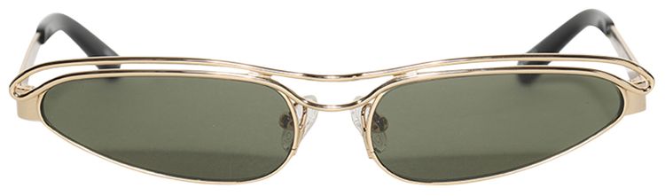 The Attico Norma Sunglasses Yellow GoldBlackGreen