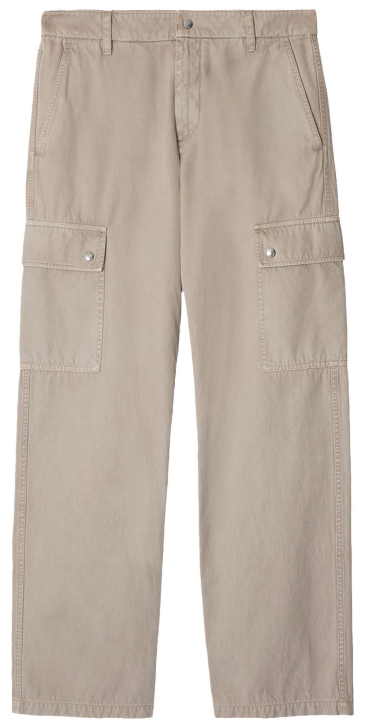 Burberry Gabardine Cargo Trousers Heron
