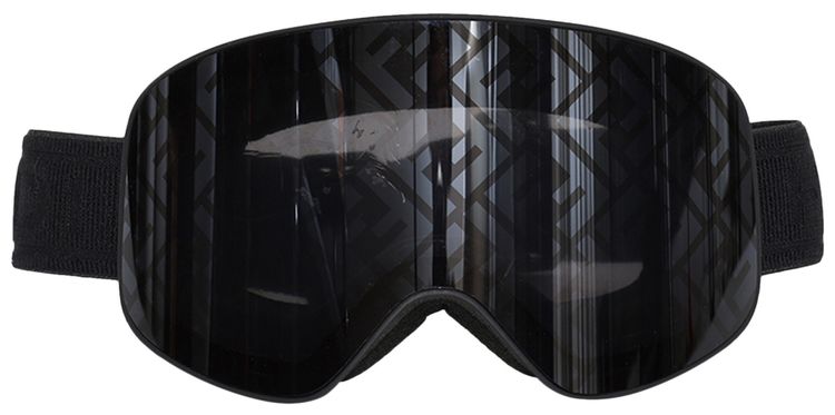 Fendi Ski Mask Shiny BlackBlu Mirror