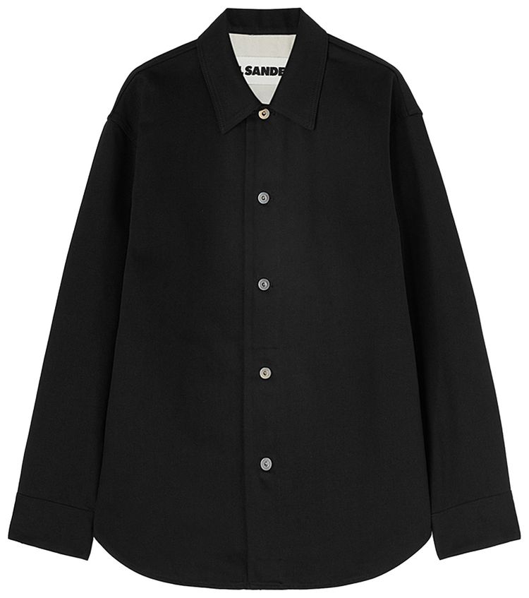 Jil Sander Raw Denim Jacket Black