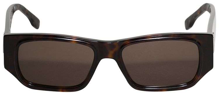 Fendi Rectangular Sunglasses Dark HavanaBrown