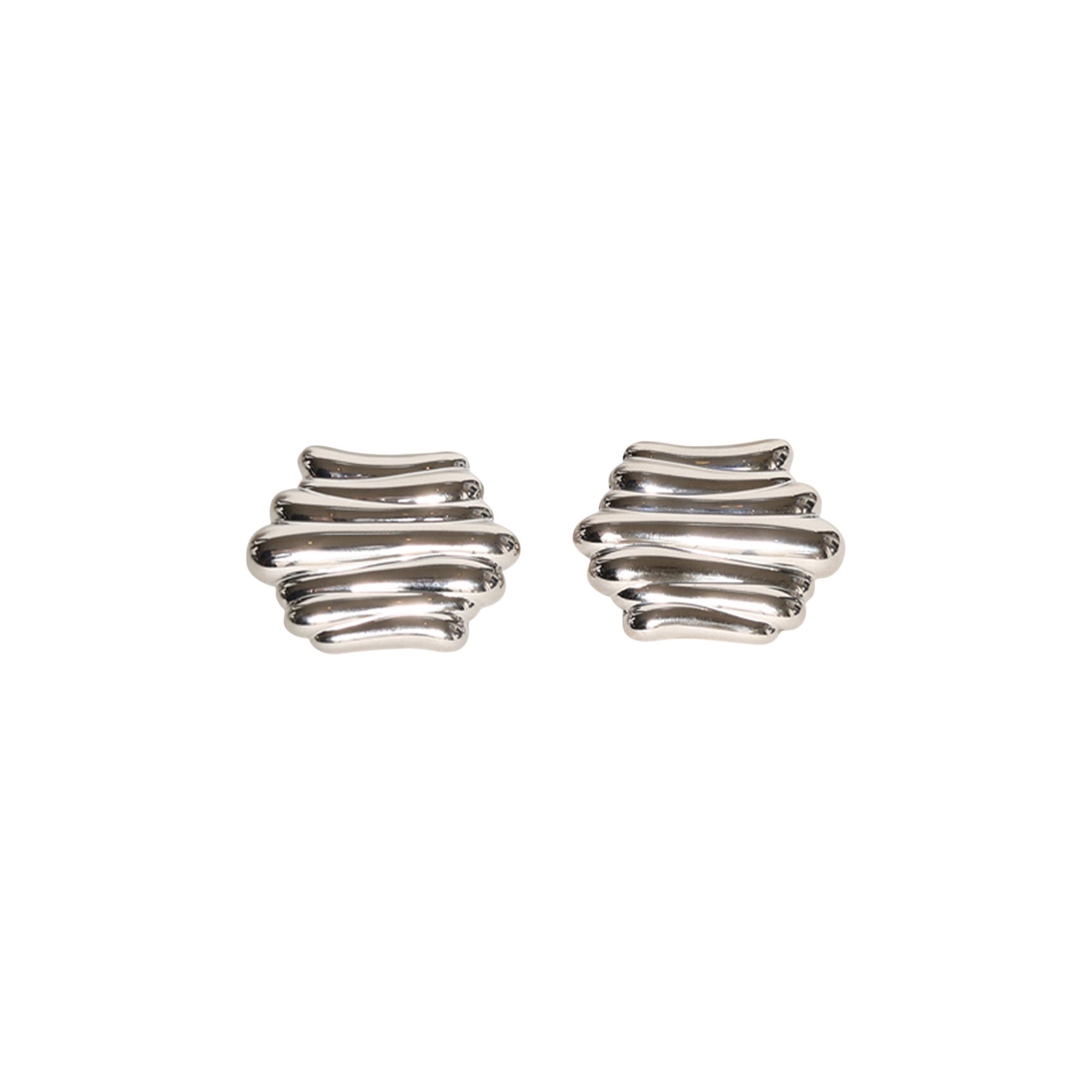 Buy Khaite Crema Earrings 'Silver' - 10068 009 J009 126