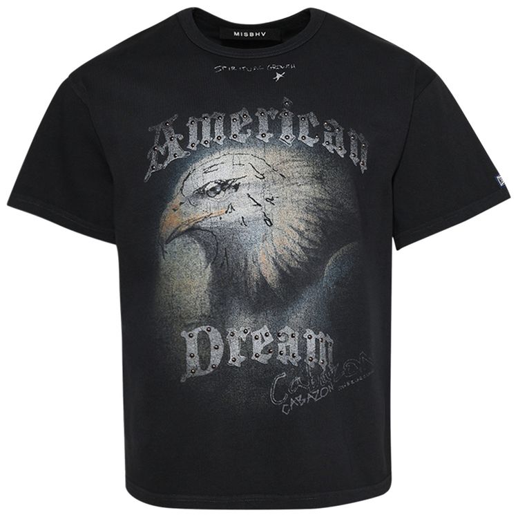MISBHV American Dream T Shirt Washed Black