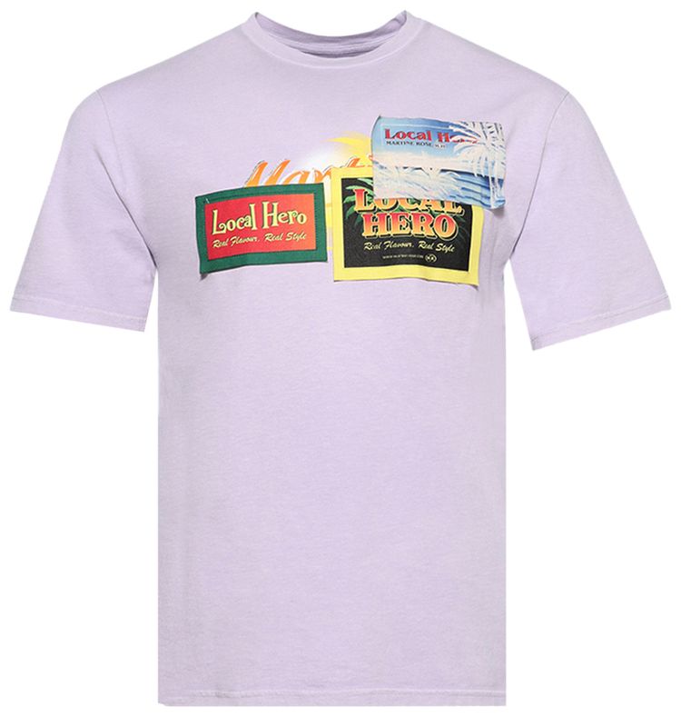 Martine Rose Classic T Shirt Purple Lilac