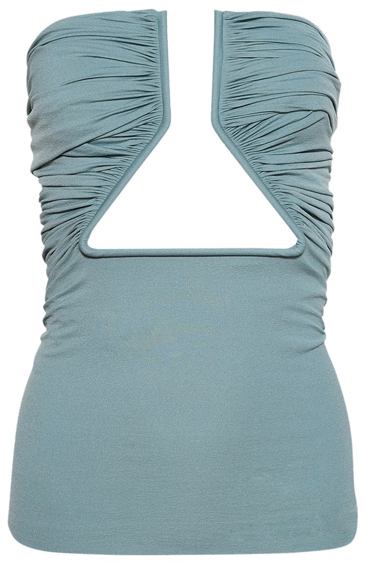 Rick Owens Jersey Prong Bustier Top Mouthwash