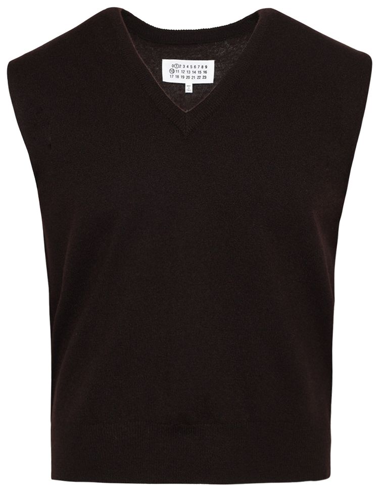 Maison Margiela Gilet Dark Brown