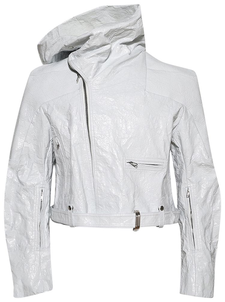 Rick Owens Cropped Hooded Stooges Milk