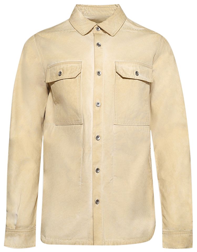 Rick Owens DRKSHDW Denim Outershirt Parchment