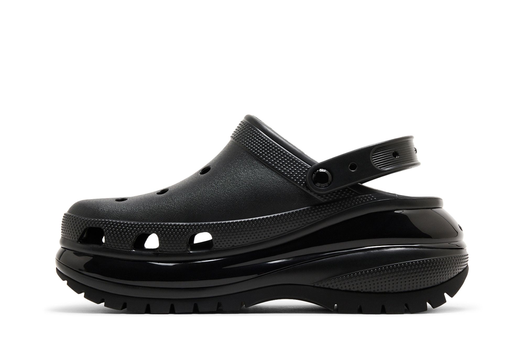 Buy Crocs Mega Crush Clog 'Black' - 207988 001 | GOAT