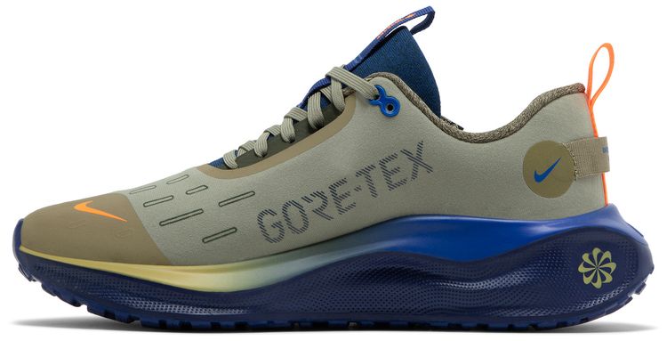 Nike ReactX Infinity Run 4 GORE TEX Neutral Olive Thunder Blue