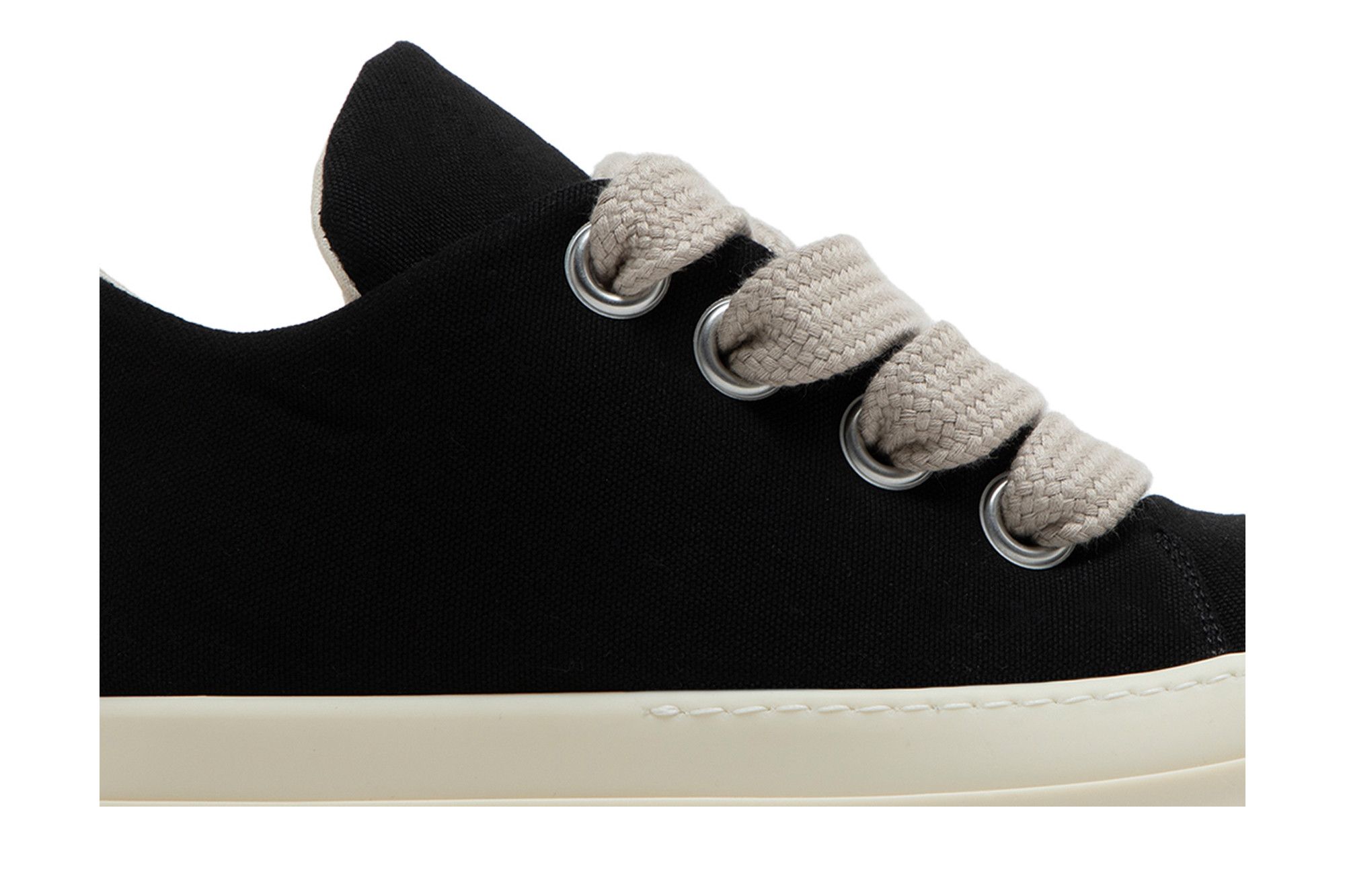 【RICK OWENS】DRKSHDW Hollywood Jumbo Lace Puffer スニーカー Hollywood Jumbo Lace Puffer Sneakers Black And Milk | The
