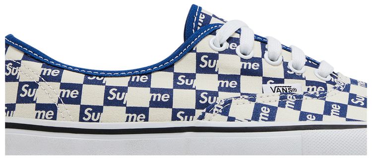 Supreme x Vans Authentic Pro Checkered Blue