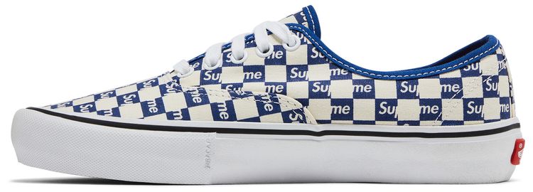 Supreme x Vans Authentic Pro Checkered Blue