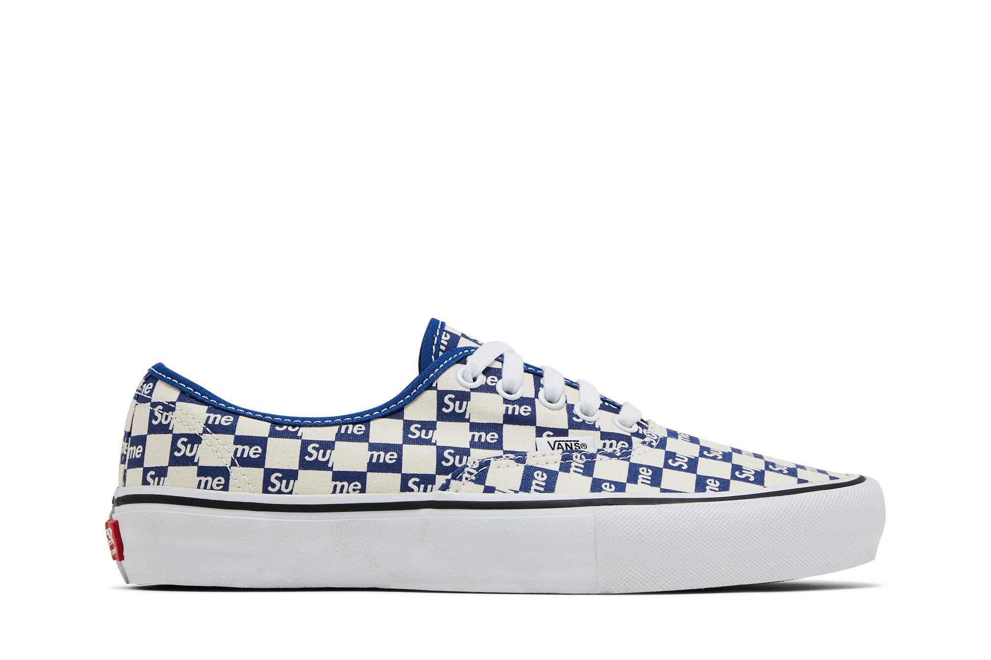 靴 Supreme/Vans Authentic PRO Checkerboard Vans X Supreme Authentic Pro SS12 Ice Blue Corduroy Check