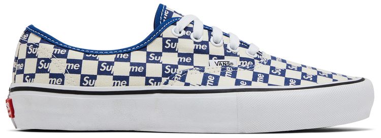 Supreme x Vans Authentic Pro Checkered Blue