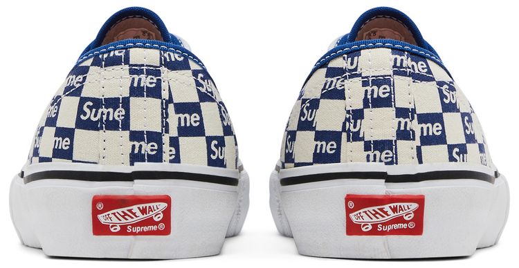 Supreme x Vans Authentic Pro Checkered Blue