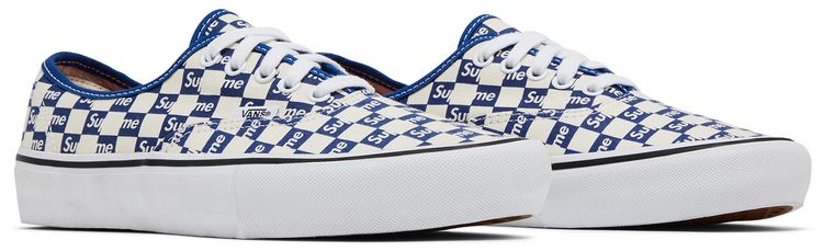 Supreme x Vans Authentic Pro Checkered Blue