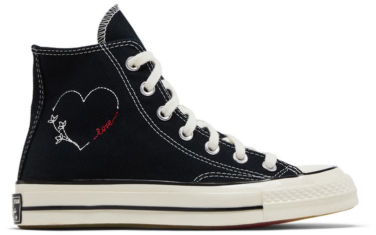 Converse Chuck 70 High Valentines Day   Black