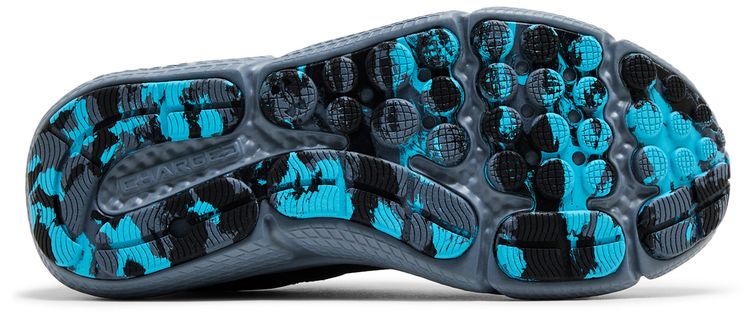 Under Armour Charged Assert 10 Black Blue Surf